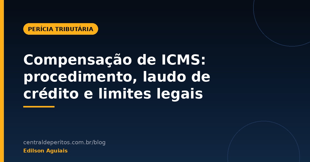 Documentos fiscais e planilhas de apuração de ICMS sobre mesa de escritório